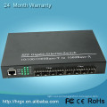Conversor de mídia Gigabit 1g / 10g sfp switch LC com transmissão de 3km-120km